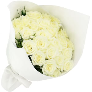 White Rose Bouquet - Standard