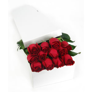 Valentine's 6 Red Rose Box - 6 Roses(Half Dozen)