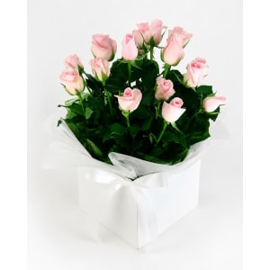 Bliss Pink Rose Flower Box - Standard