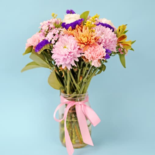 Full Of Love Mason Jar Vase