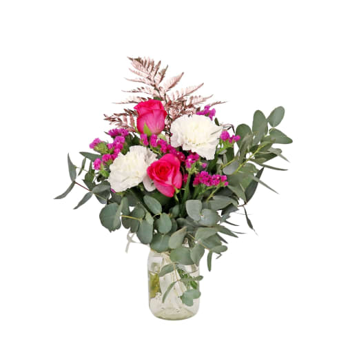 Little Pretty Mason Jar Vase