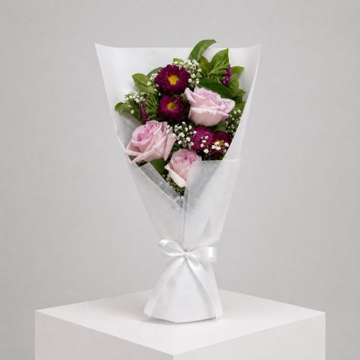 Daily Bouquet - Pink velvet and wild sparkle