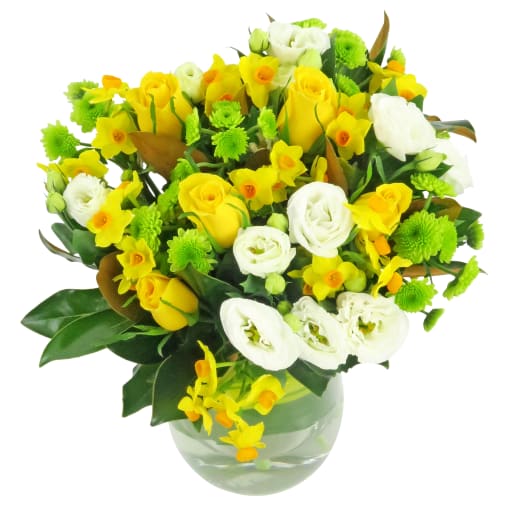 Field Of Gold In A Vase