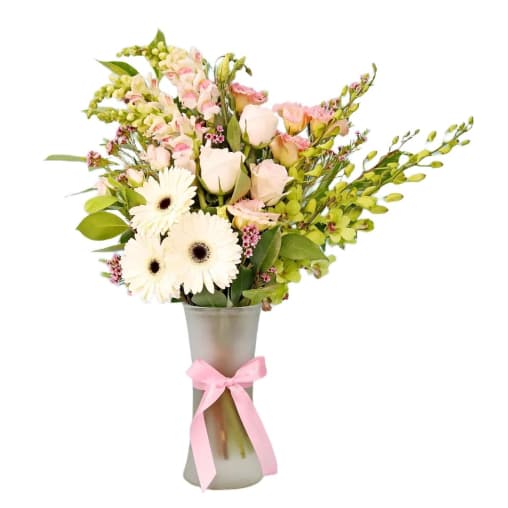 Graceful Floral Vase