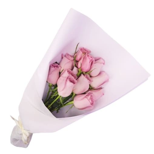 Mauve Roses Bouquet