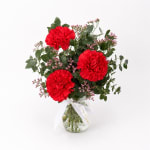 Three Blossom Flower Vase Arrangement - Standard