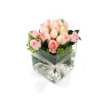 Pink Rose Vase - Deluxe