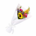 Radiant Harmony Burst Flower Bouquet - Deluxe
