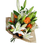 Roses and Oriental Lilies - Deluxe