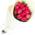 Pink Roses - 6 Roses (Half Dozen)