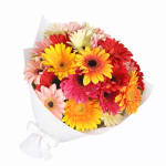Gerbera Bright Flower Bunch - Standard