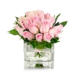Pink Rose Vase - Standard
