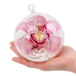 Orchid Orb Glass Hanging Tealight Vase - Standard