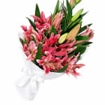 Majestic Oriental Lily Bouquet - Standard