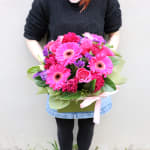 Painted Lady Pink Flower Box  - Premium