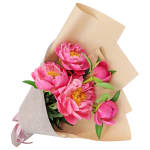 Coral Crush Peonies - Standard