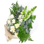 Arctic Belle White Flower Bouquet - Standard
