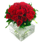 Red Rose Vase - Standard