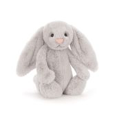 Grey Jellycat Bashful Bunny 