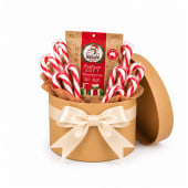 🎄🍭 Christmas Candy Cane & Jolly Treats Hat Box 🍭🎄
