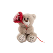 Teddy Bear Henry With Heart Balloon
