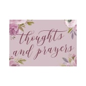 Thoughts & Prayers Card