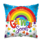 Get Well Soon Rainbow Balloon