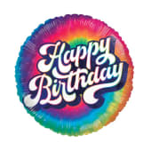 Hbd Tie Die Balloon
