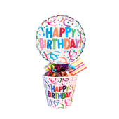 Happy Birthday Lolly Pot