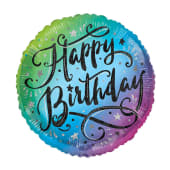 Rainbow Ombre Hb Balloon