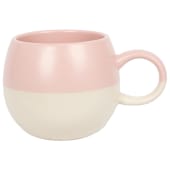 Dusty Pink Two Tone Stoneware Mug