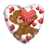 I Love You Teddy Balloon
