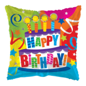 Hbd Birthday Cake Balloon