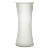 Glass Concaved Frosted Vase