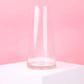 Glass Flourish Tapered Vase