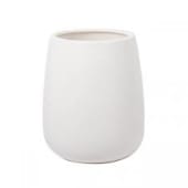 Ceramic White Pot 15x18 Cm