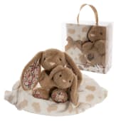 Bunny Flora, Rattle & Blanket Gift Pack