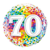 70th Colourful Confetti