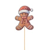 Gingerbread Man Wooden Pick