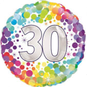 30th Colourful Confetti