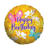 Happy Birthday Daisies Balloon