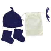 Beanie & Booties - Navy