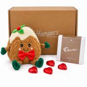 🎄🍫 Christmas Pudding Cuddles & Chocolates Hamper 🍫🎄
