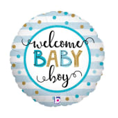 Welcome Baby Boy Balloon