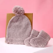 Fawn Beanie & Booties Set  - Standard