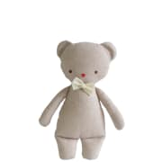 Linen Bear Rattle - Standard