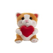 Cat Whiskers Plush With Red Heart - Standard