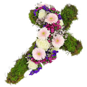 All Our Sympathy Cross Wreath - Standard