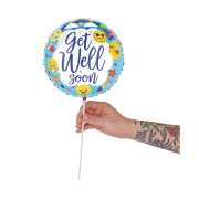 Get Well Soon Balloon Pick - Standard