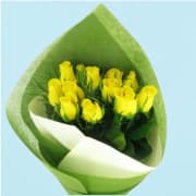 Yellow Roses  - 12 Roses (One Dozen)